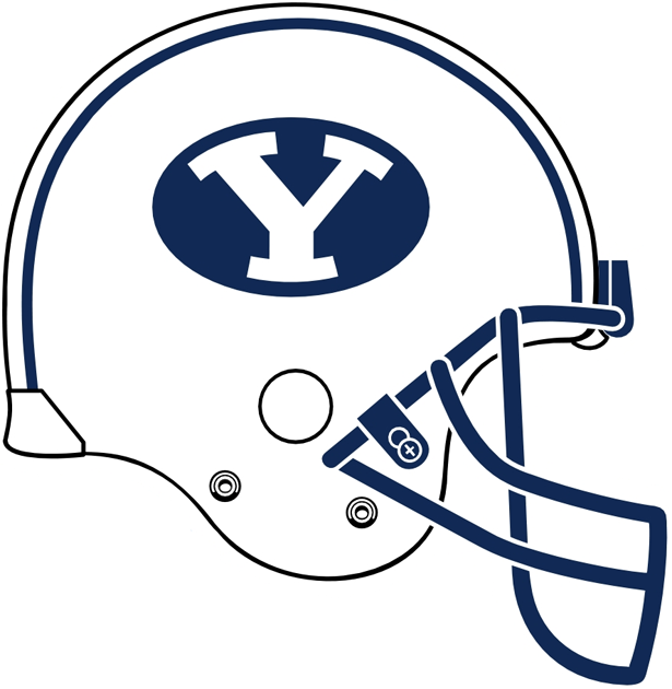 Brigham Young Cougars 2005-Pres Helmet Logo iron on transfers for clothing
